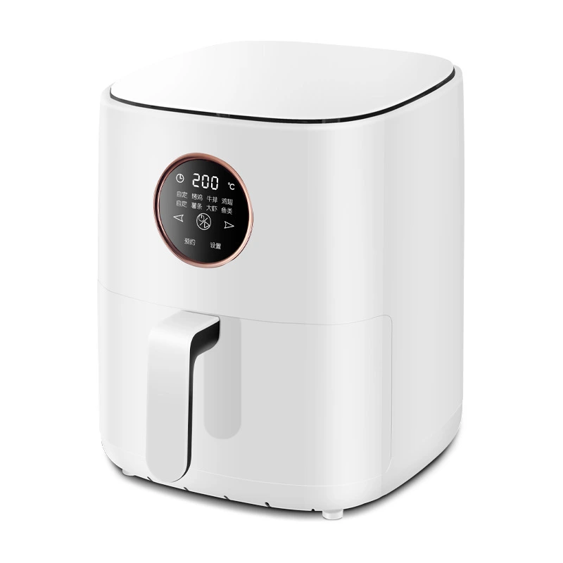 6l minimalistische witte digitale luchtfriteuse
